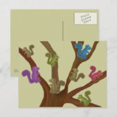 Eichhörnchen Haven Postkarte (Vorne/Hinten)