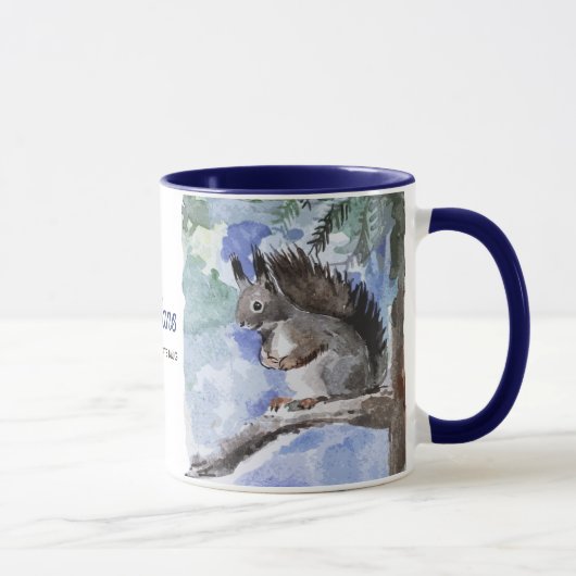 Eichhörnchen Heißgetränk Tasse (Rechts)