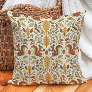 Eichhörnchen Herbst lässt Naturwärme Kissen