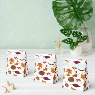 Eichhörnchen Herbst und Kürbis Geschenkschachtel