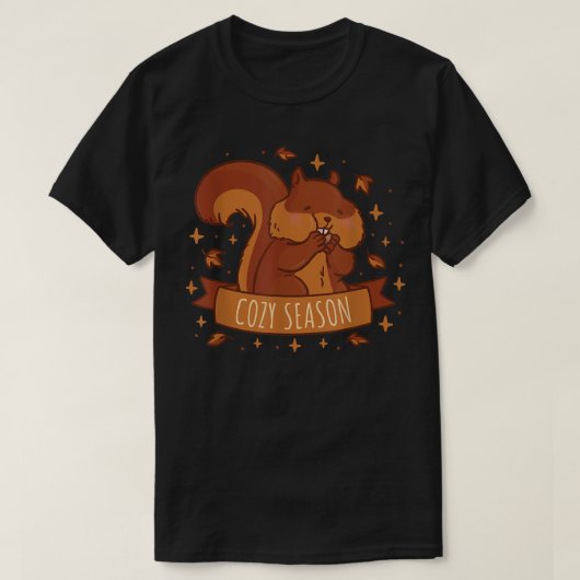 Eichhörnchen Herbstsaison863 T-Shirt (Design vorne)