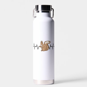 Eichhörnchen-Herzschlag Eichhörnchenliebhaber Trinkflasche