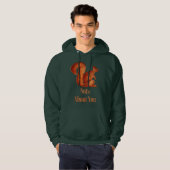 Eichhörnchen - Holz - Nüsse von Ihnen Hoodie (Vorne ganz)