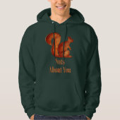 Eichhörnchen - Holz - Nüsse von Ihnen Hoodie (Vorderseite)