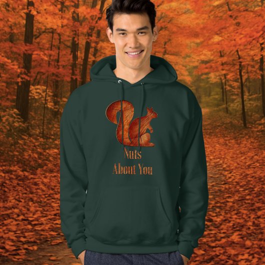 Eichhörnchen - Holz - Nüsse von Ihnen Hoodie