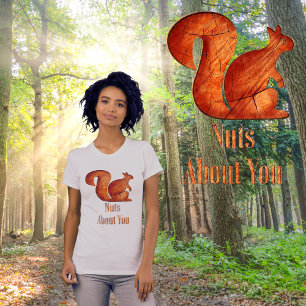Eichhörnchen - Holz - Nüsse von Ihnen T-Shirt
