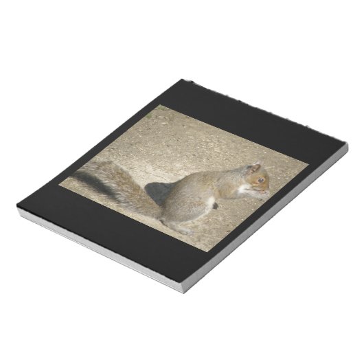 Eichhörnchen Hungry Horatio Notepad Notizblock (Rotiert)