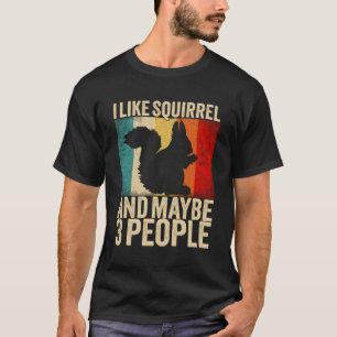 Eichhörnchen Ich mag Eichhörnchentiere T-Shirt
