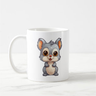 Eichhörnchen-Illustration im Cartoon-Stil Kaffeetasse