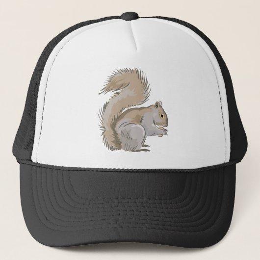Eichhörnchen-Illustration Truckerkappe (Vorderseite)