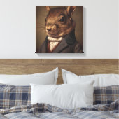 Eichhörnchen im Anzug | Tierart | Tier in einem An Leinwanddruck (Insitu (Schlafzimmer))