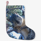 Eichhörnchen im Baum - Kleiner Weihnachtsstrumpf (Vorderseite)