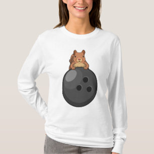 Eichhörnchen im Bowling mit Bowlingball T-Shirt