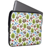 Eichhörnchen im Eichenwaldmuster Laptopschutzhülle (Vorne Rechts)