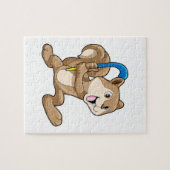 Eichhörnchen im Feldhockey mit Stick Puzzle (Horizontal)