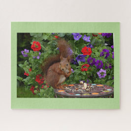 Eichhörnchen im Garten Puzzle