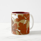 Eichhörnchen im Gewebe Zweifarbige Tasse (VorderseiteRechts)