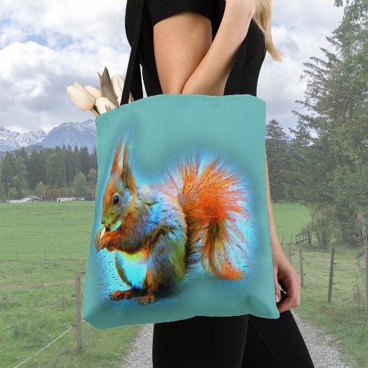 Eichhörnchen im modernen Stil - cool Tasche