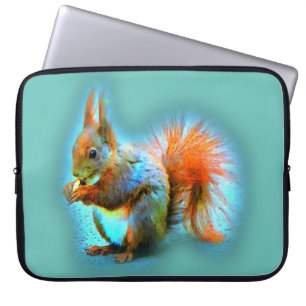 Eichhörnchen im modernen Stil Laptopschutzhülle