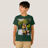 Eichhörnchen im Rain-T-Shirt T-Shirt (Vorne ganz)