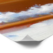 Eichhörnchen im Schlitten Poster (Ecke)