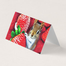 Eichhörnchen im Strawberry Heaven