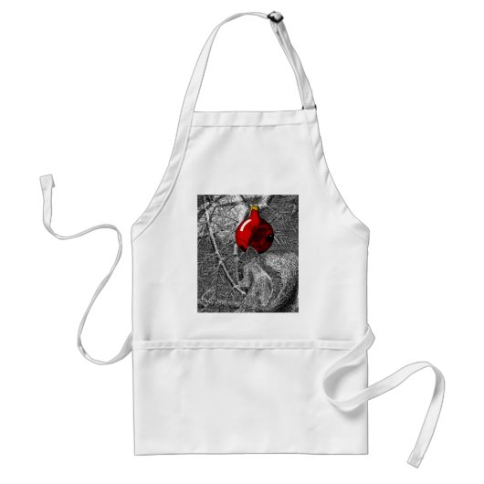 Eichhörnchen im Weihnachtsbaum-Schmuck Küchenchef- Schürze (Vorne)