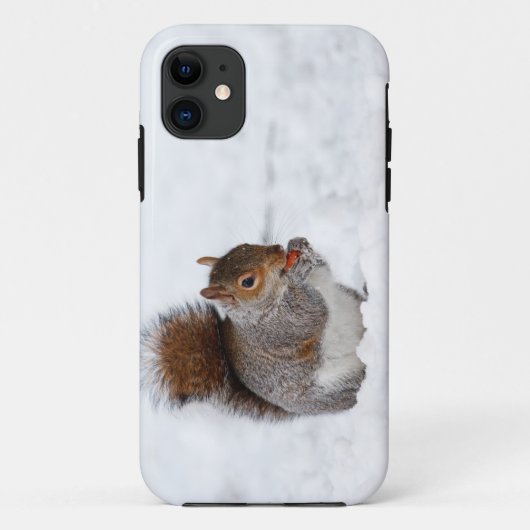 Eichhörnchen im Winter iPhone 5 Fall Case-Mate iPhone Hülle (Rückseite)