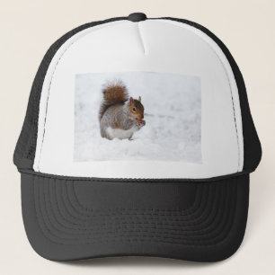 Eichhörnchen im Winter Truckerkappe