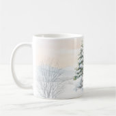 Eichhörnchen im Winterwald Kaffeetasse (Links)