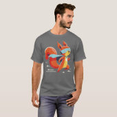 Eichhörnchen in Aktion T-Shirt (Vorne ganz)