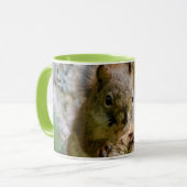 Eichhörnchen in Alberta – Waldtiere Tasse (Vorderseite Links)