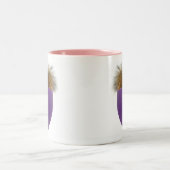 Eichhörnchen in der Eierschalen-Tasse Zweifarbige Tasse (Mittel)