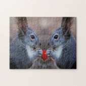 Eichhörnchen in der Liebe Puzzle (Horizontal)