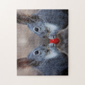 Eichhörnchen in der Liebe Puzzle (Vertikal)