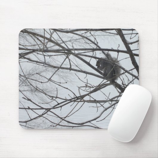 Eichhörnchen in der Schneemuseepad Mousepad (Mit Mouse)
