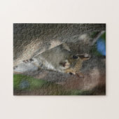 Eichhörnchen in einer Baumnaturfotografie Puzzle (Horizontal)