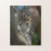 Eichhörnchen in einer Baumnaturfotografie Puzzle (Vertikal)