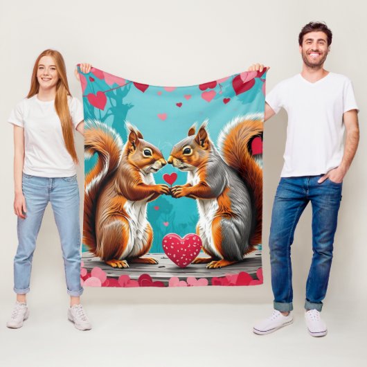 Eichhörnchen in Liebe Fleecedecke (Beispiel)