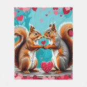 Eichhörnchen in Liebe Fleecedecke (Vorderseite)