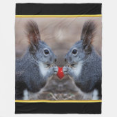 Eichhörnchen in Liebe Fleecedecke (Vorderseite)