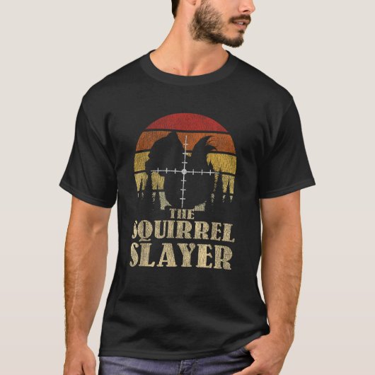Eichhörnchen Jagd Geschenkwald Tierhörnchen T-Shirt (Vorderseite)