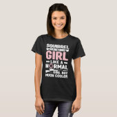 Eichhörnchen Jagd Mädchen Eichhörnchen Jäger T-Shirt (Vorne ganz)