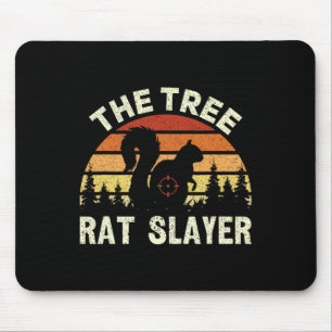 Eichhörnchen Jäger der Baumrat-Slayer Retro-Eichhö Mousepad