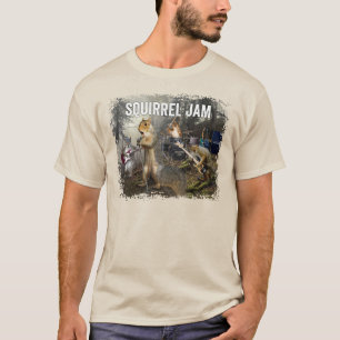 Eichhörnchen-Jam - lustige Rockband T-Shirt
