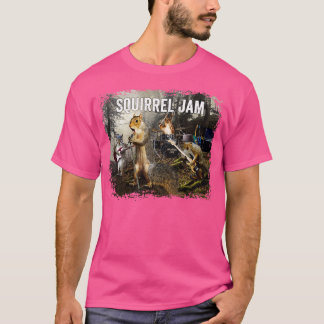 Eichhörnchen-Jam-Rockgruppe T-Shirt