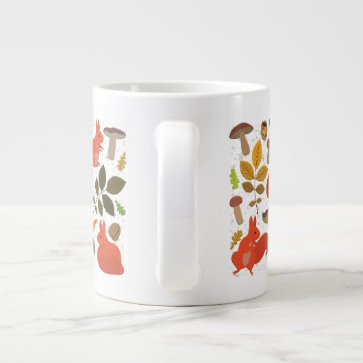 Eichhörnchen Jumbo-Tasse (Rückseite)