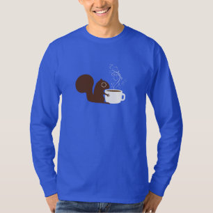 Eichhörnchen-Kaffee-Liebhaber T-Shirt