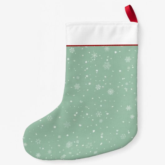 Eichhörnchen Kaffee Lover Woodland Winterurlaub Xm Kleiner Weihnachtsstrumpf (Rückseite)