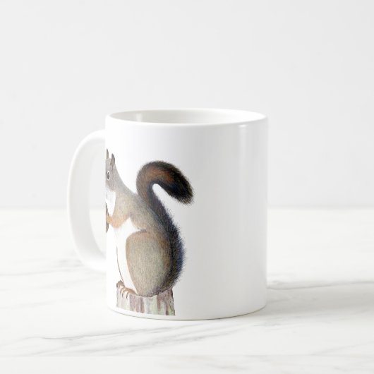 Eichhörnchen Kaffeetasse (Vorderseite Links)